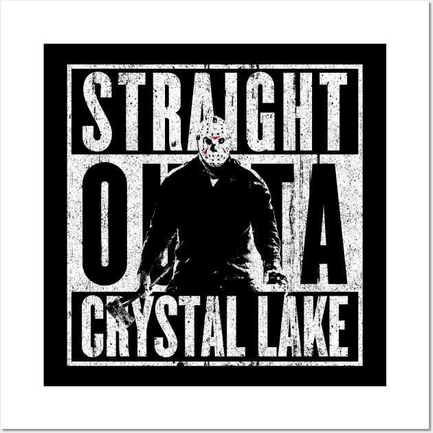 Straight Outta Crystal Lake Wall Art by huckblade